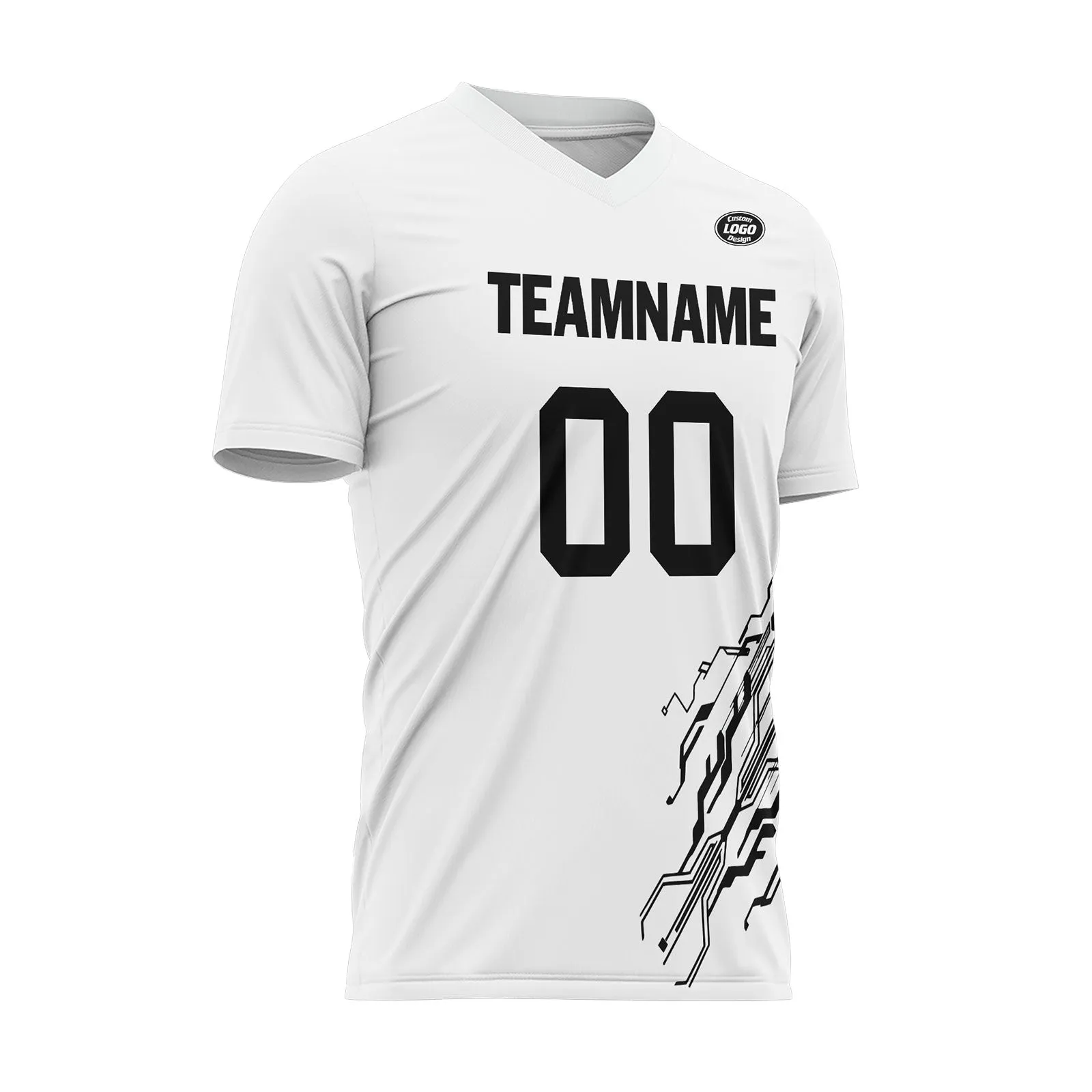 Custom White Soccer Sets Jersey Personalized SCJ101-D28020