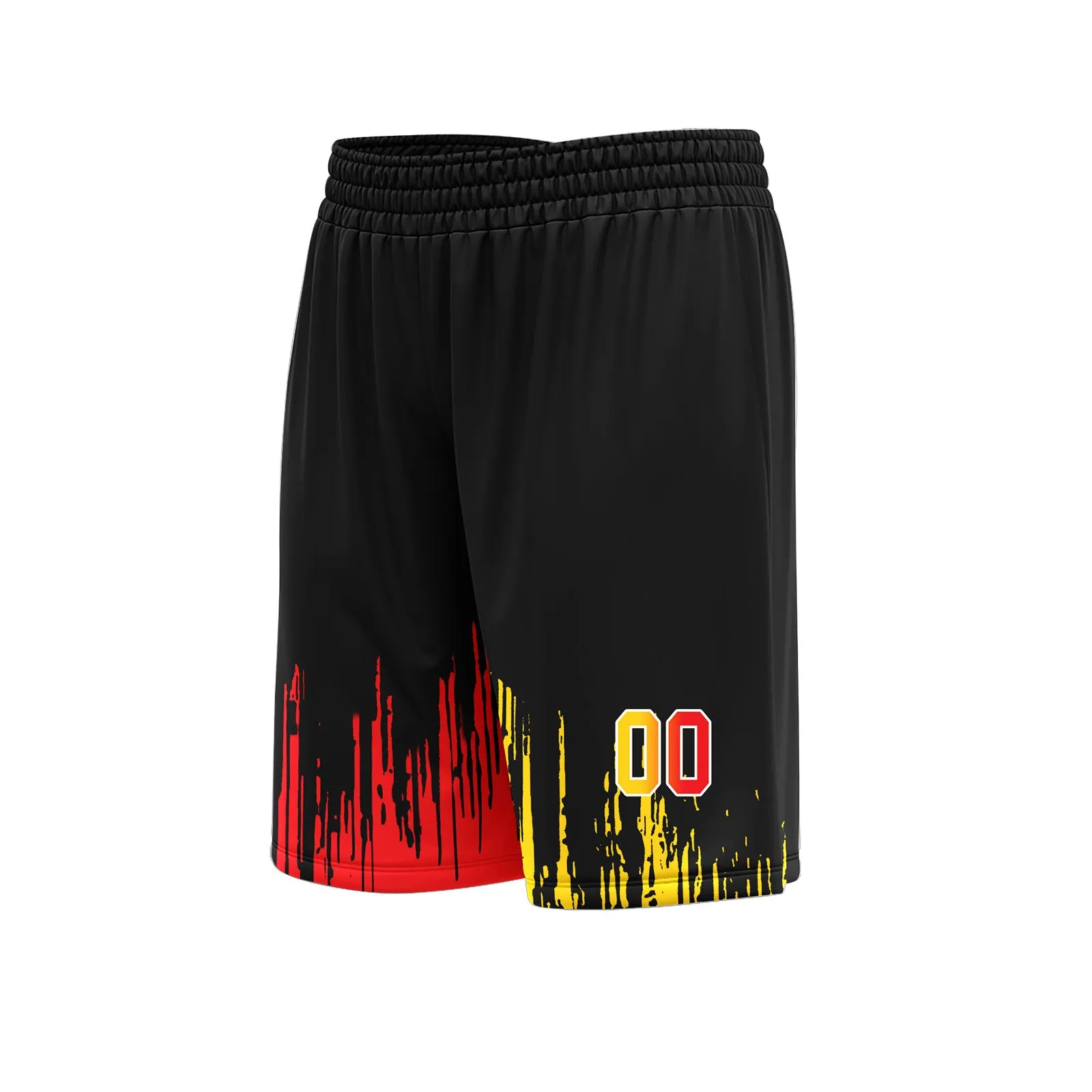 Custom Yellow Red Black Soccer Sets Jersey Personalized SCJ101-D28003