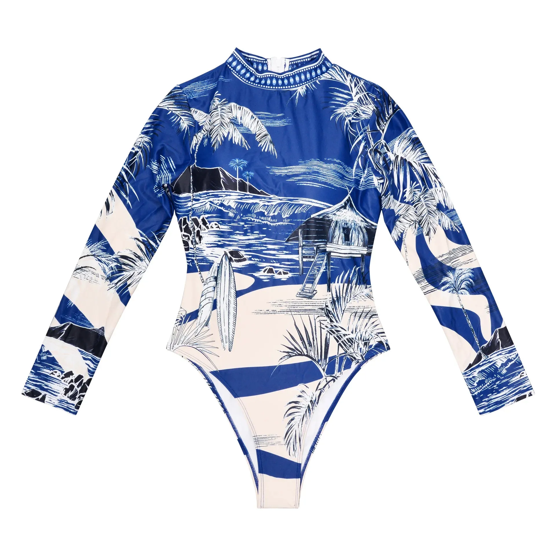 Cut-out back Surfing Swimming costume