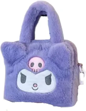 Cute and Plush Cartoon Character Shoulder Bags or Crossbody Bags for Kids