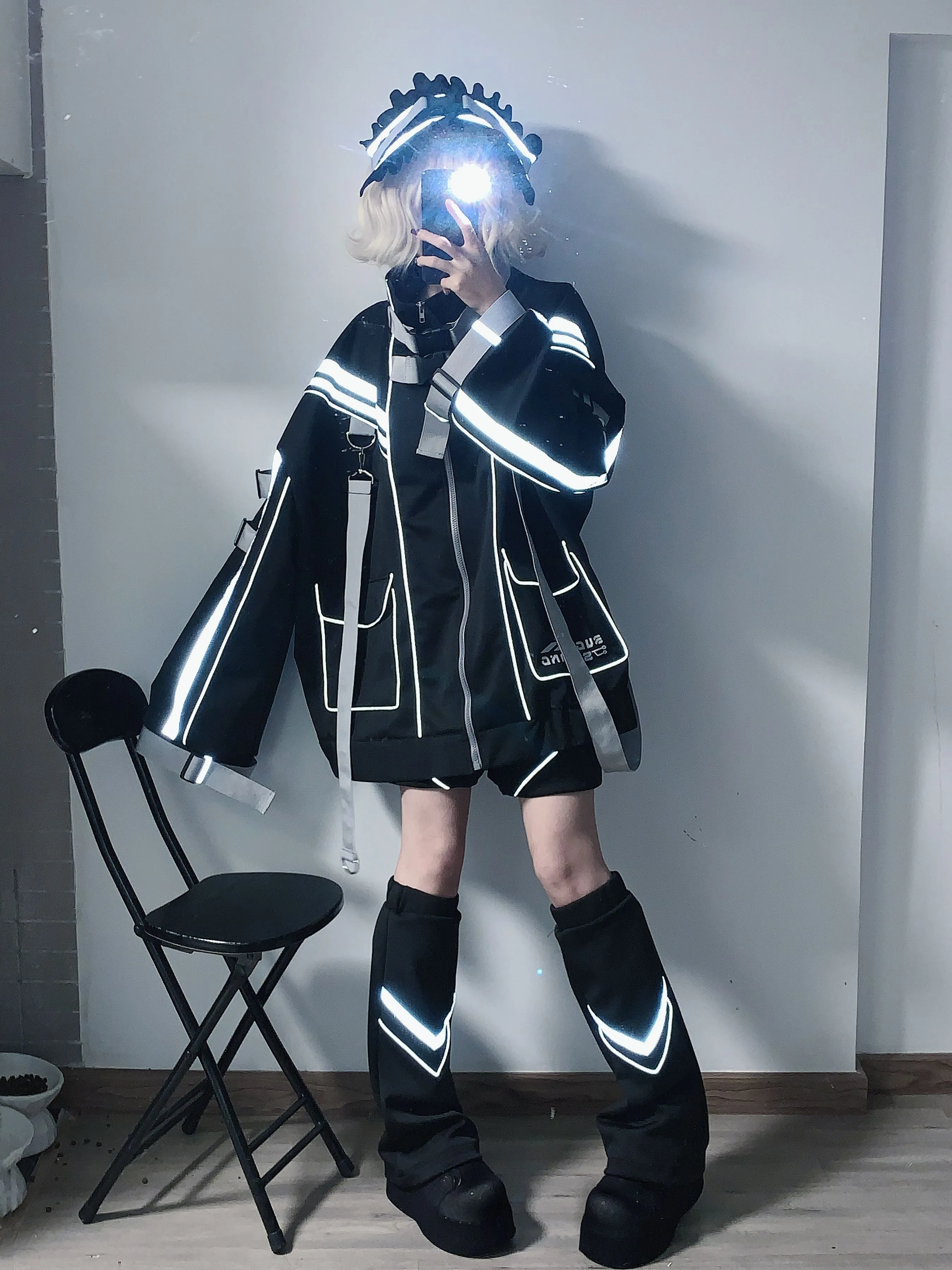 Cyberpunk Electronics Jacket Angel Original Charge Sportswear Neighborhood