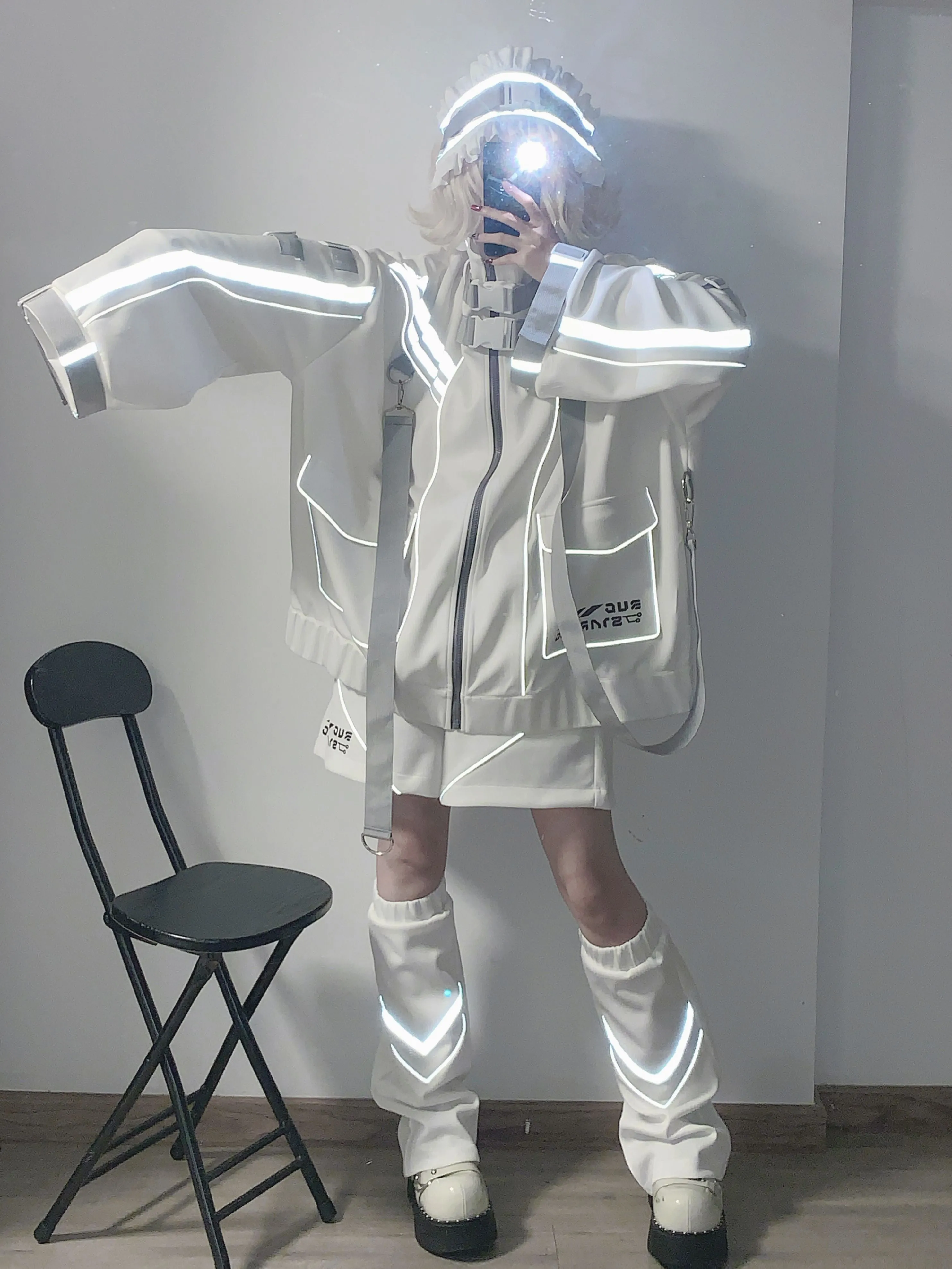 Cyberpunk Electronics Jacket Angel Original Charge Sportswear Neighborhood