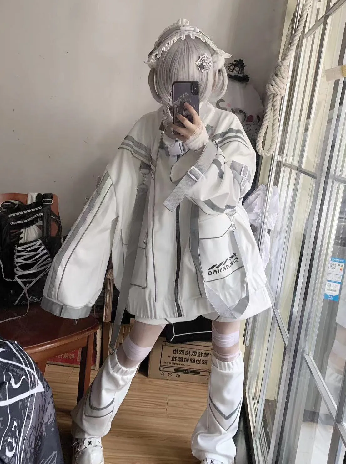 Cyberpunk Electronics Jacket Angel Original Charge Sportswear Neighborhood