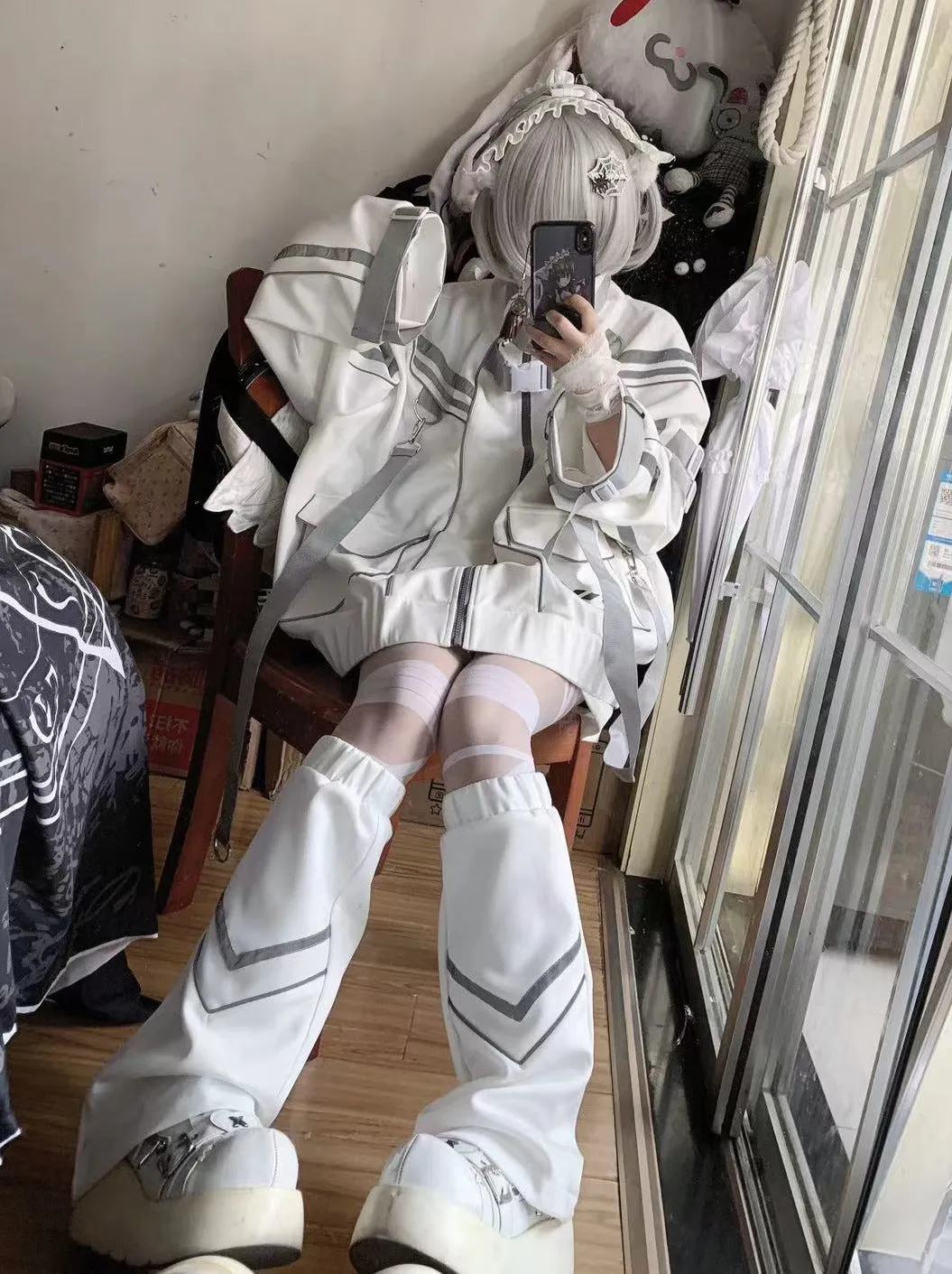 Cyberpunk Electronics Jacket Angel Original Charge Sportswear Neighborhood