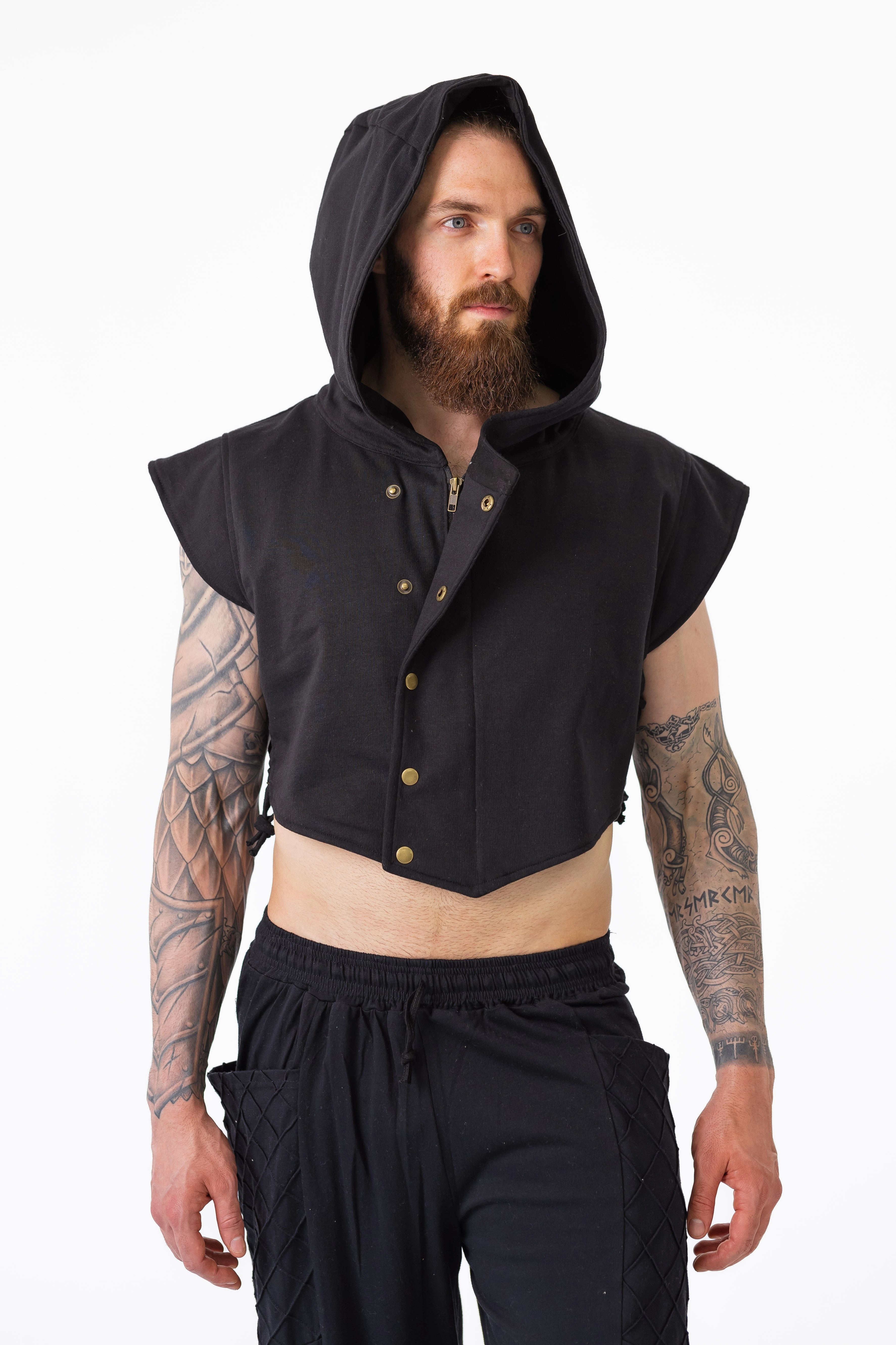 Snag Free Fabric Breathable Mesh Back Dagger Hood