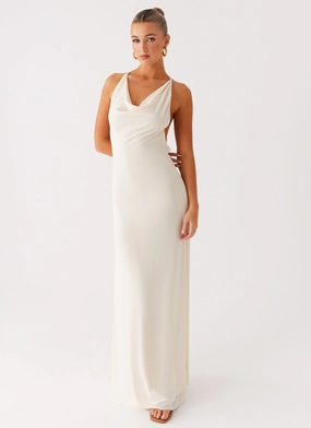 SustainableCotton Dahliana Maxi Dress - Off White