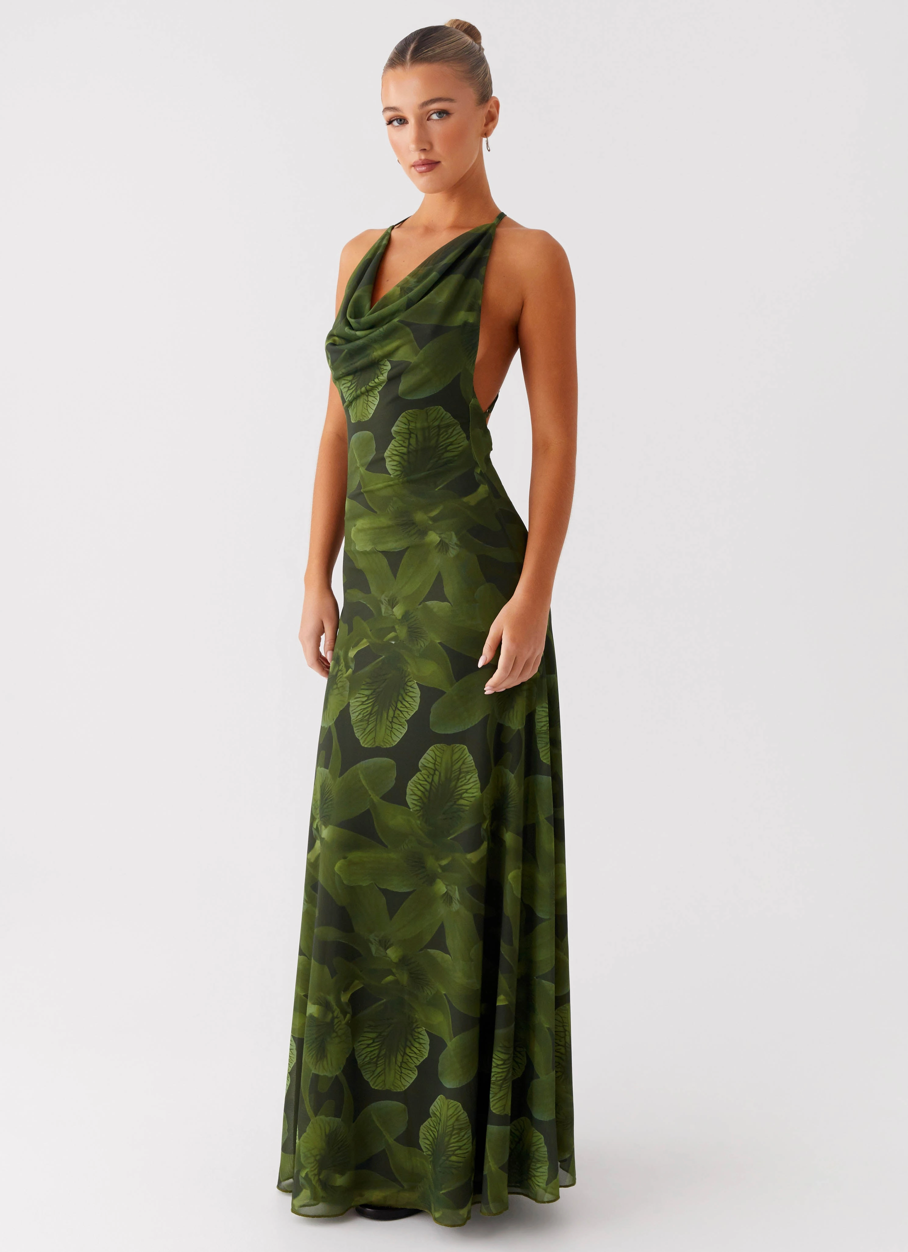 Formal Wear Smooth Blend Dahliana Maxi Dress - Tropic Floral