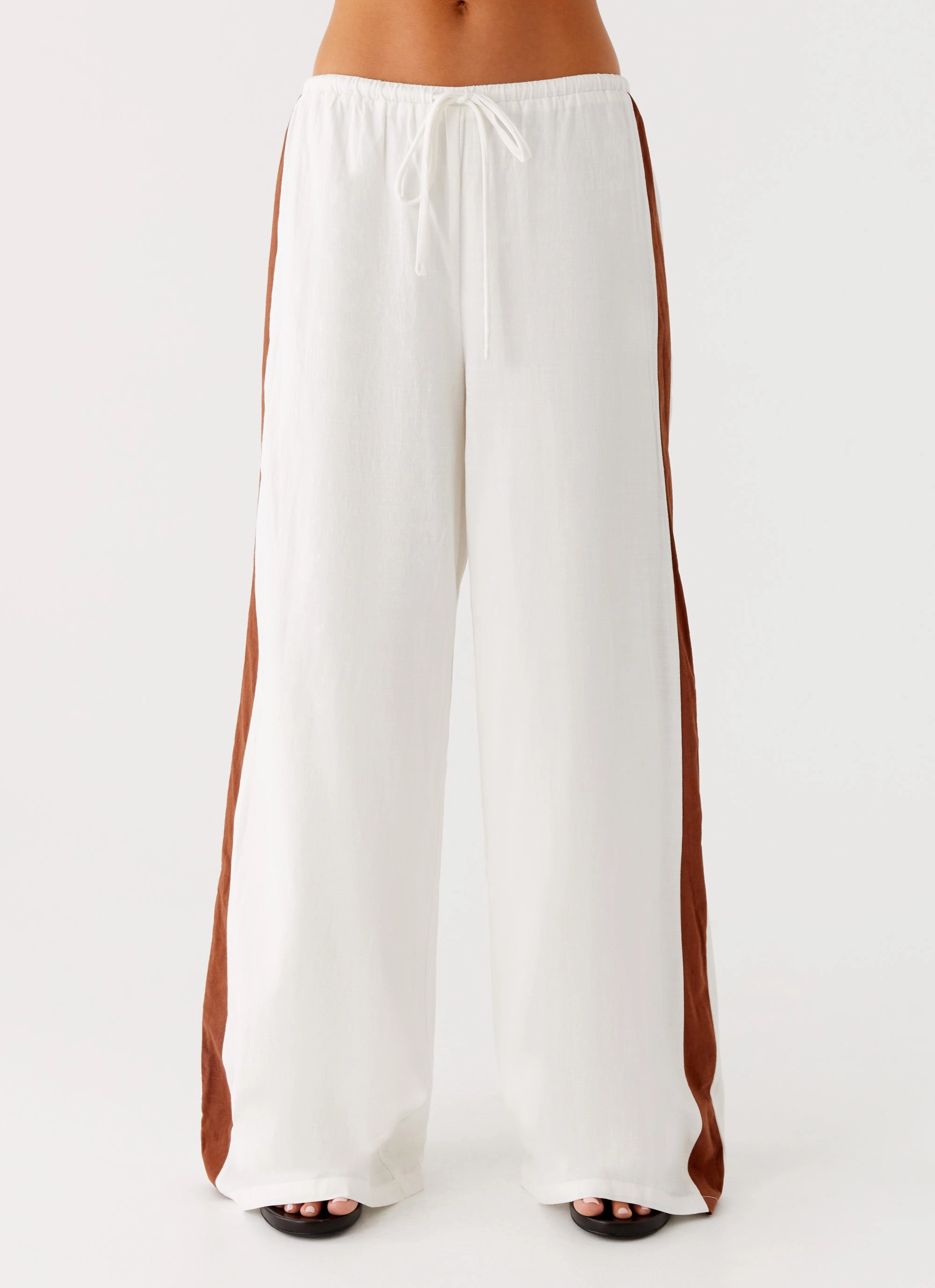 Minimal Fit Dalida Linen Pants - Ivory