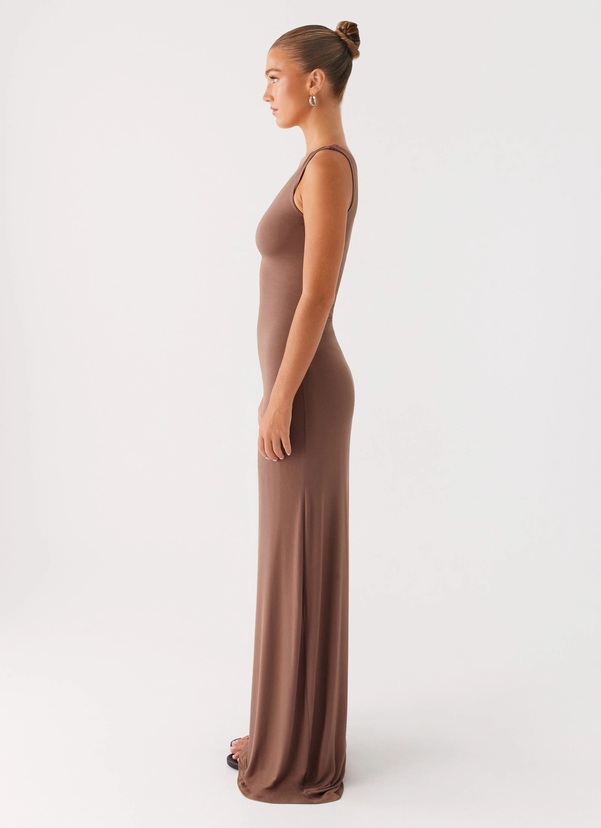 Dalla Maxi Dress - Dark Chocolate Elegant Look Cozy Touch