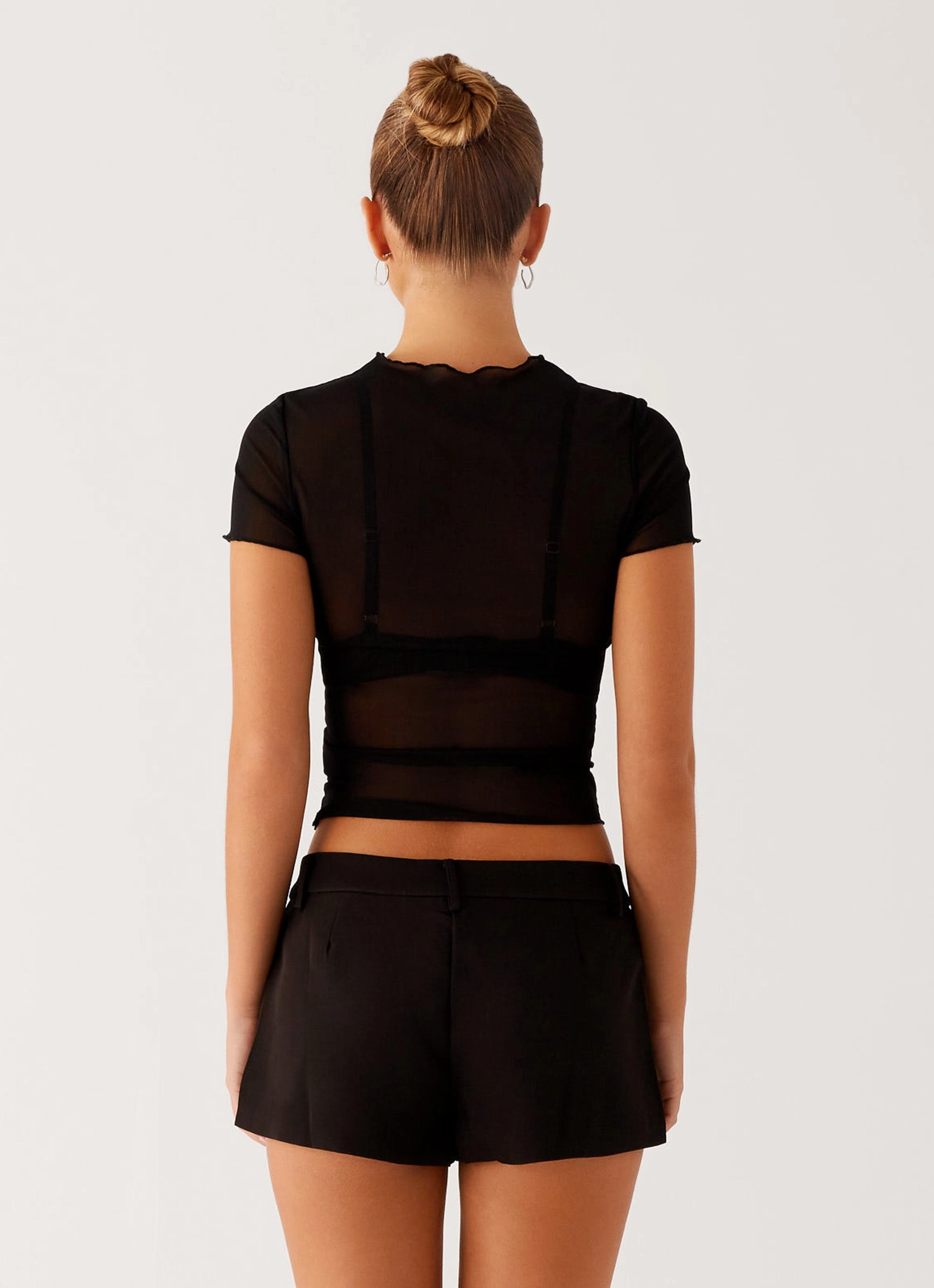 Anti Static Treatment Dalton Mesh T-Shirt - Black