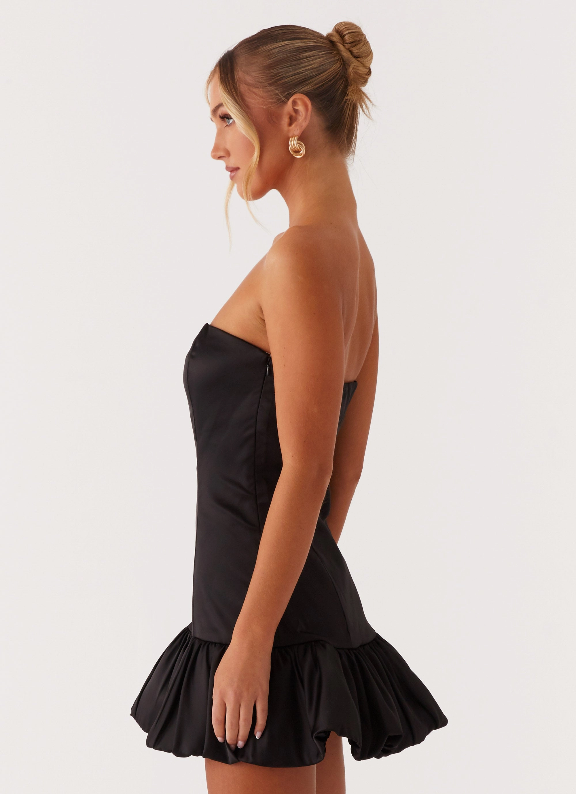 Dancing Queen Mini Dress - Black Polite Vibe Refined Vibe