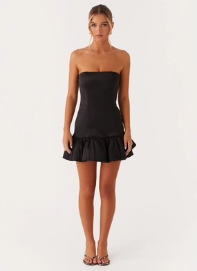 Dancing Queen Mini Dress - Black Heritage-Brand