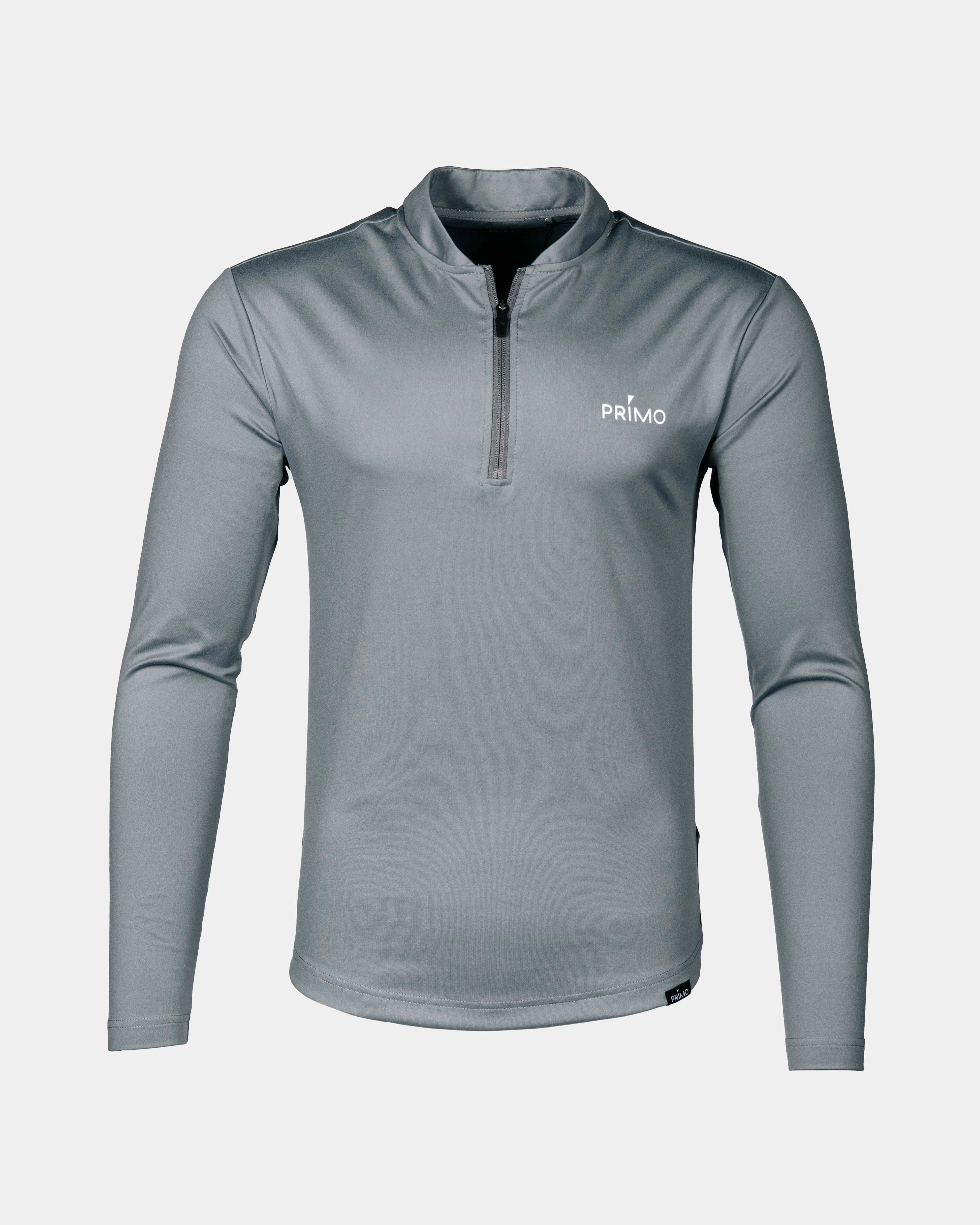 Dark Gray Blade Quarter Zip Convertible Collar HighNeck