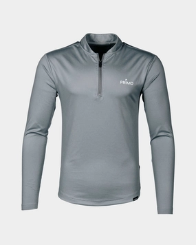Dark Gray Blade Quarter Zip Convertible Collar HighNeck