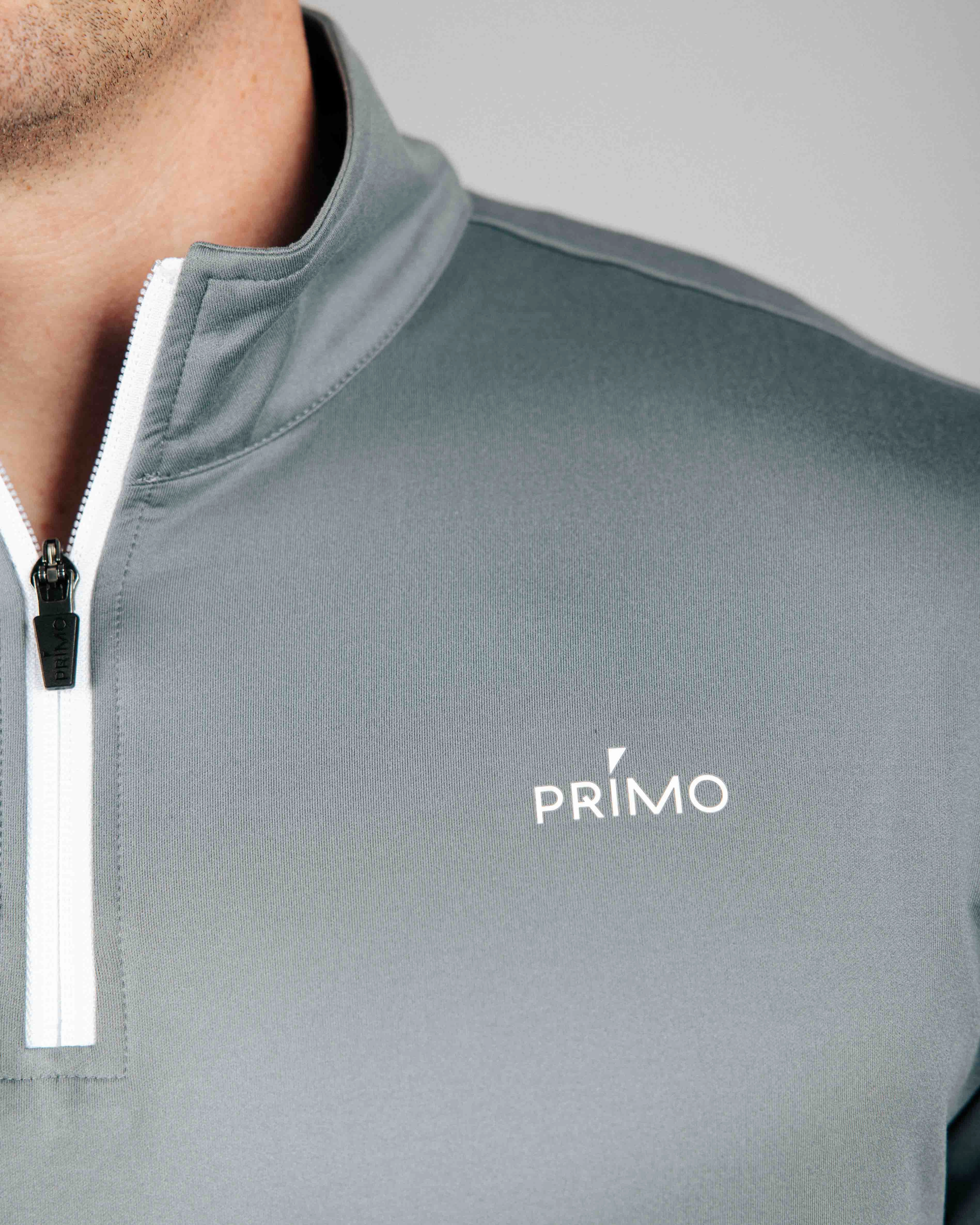 LoopwheelFabric Dark Gray Classic Quarter Zip