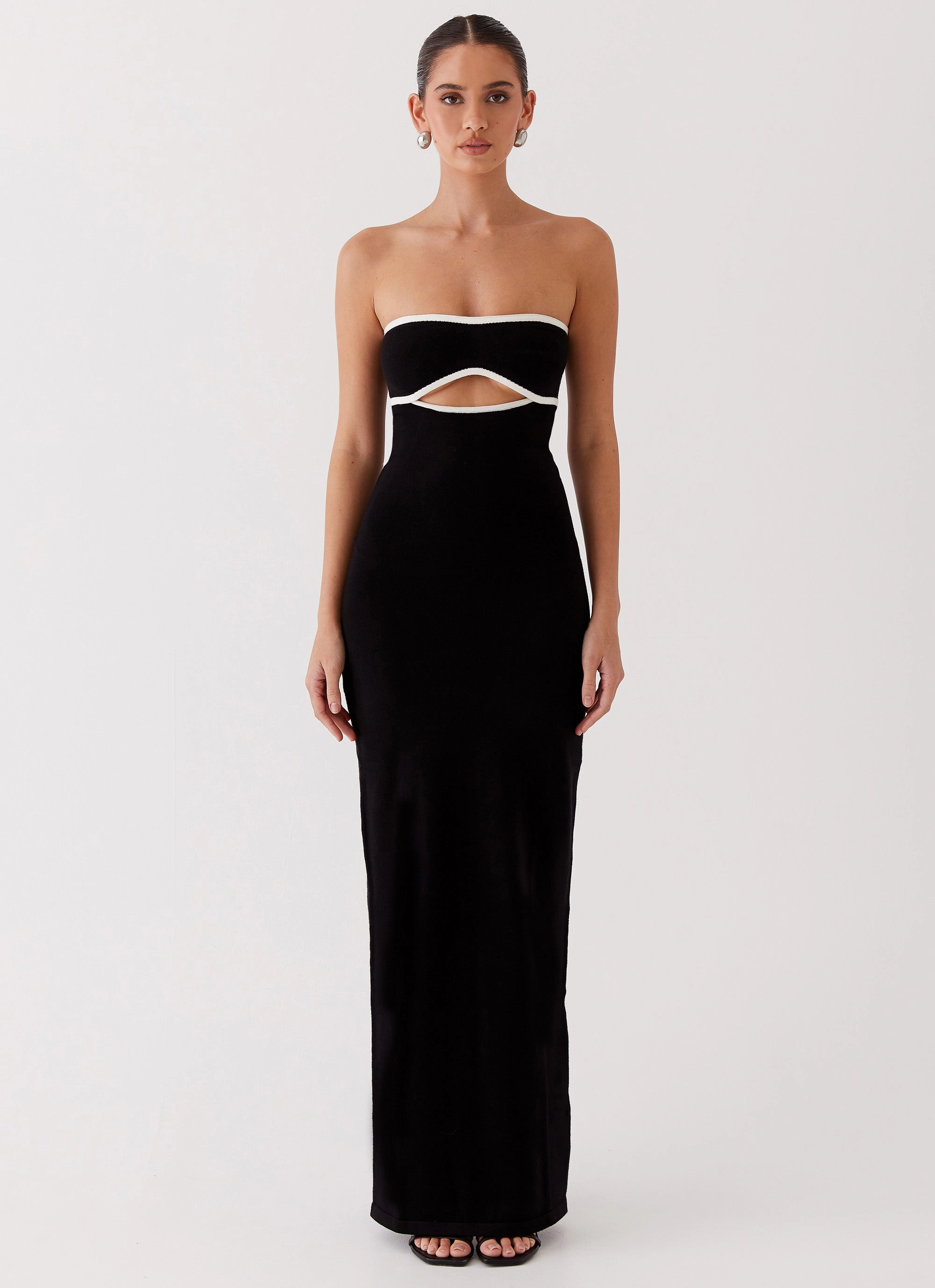 Lounge Mood When In Rome Knit Maxi Dress - Black