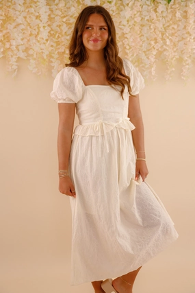 Found In Charleston Midi Dress Boat-Neck Mid Season
