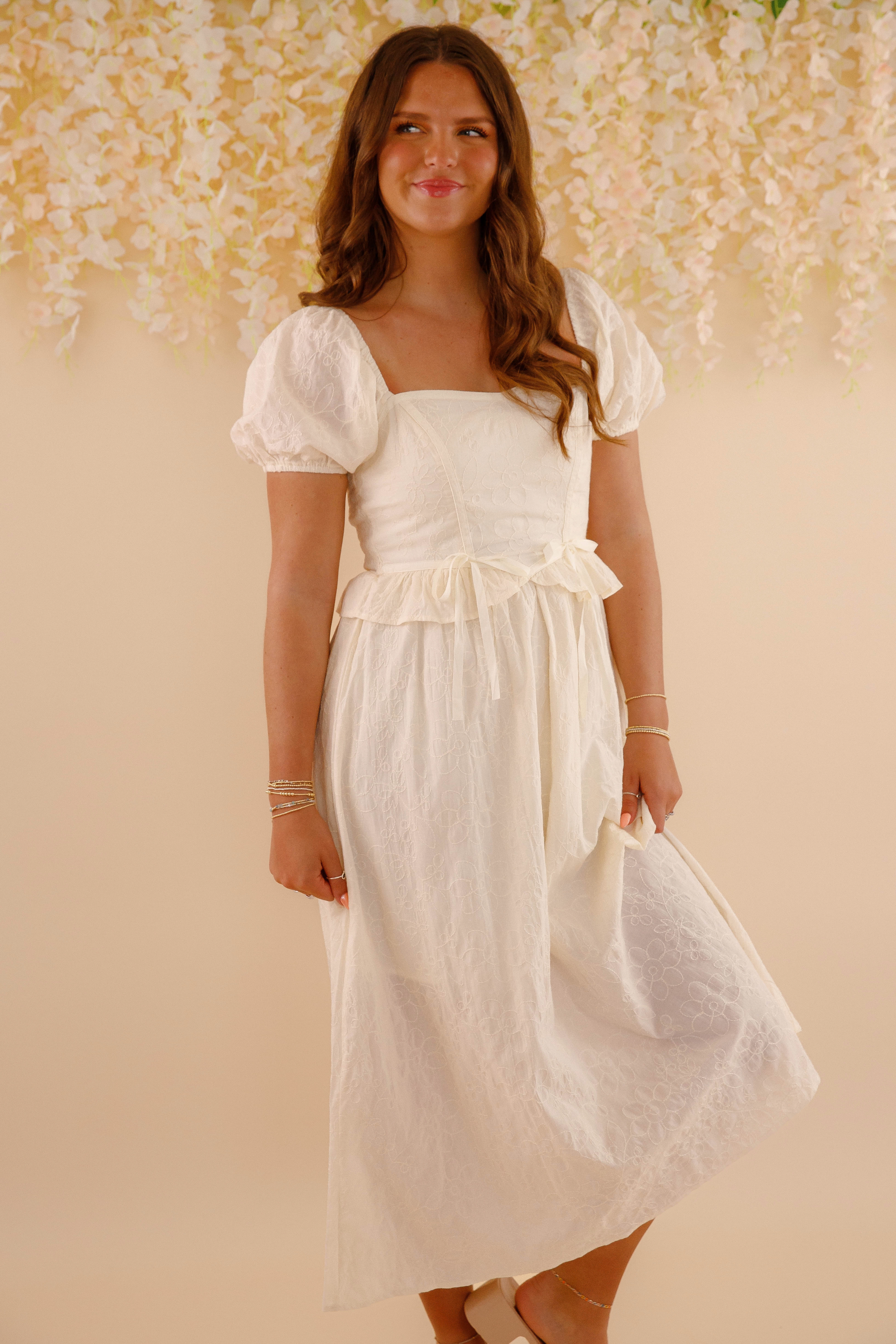 Found In Charleston Midi Dress Boat-Neck Mid Season