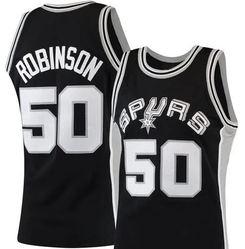 David Robinson San Antonio Spurs 1998-99 Throwback Basketball Jersey