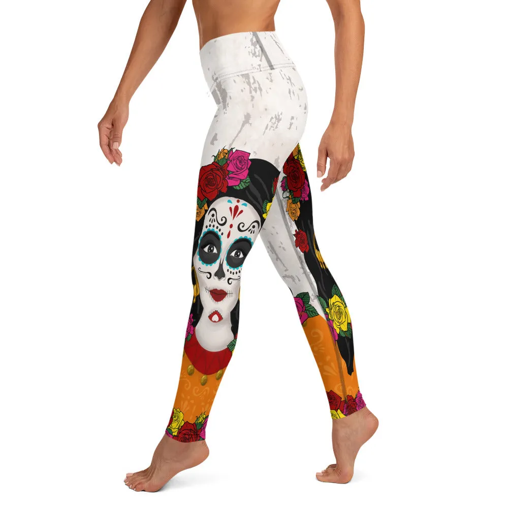 Day of the Dead Vibes Yoga Leggings