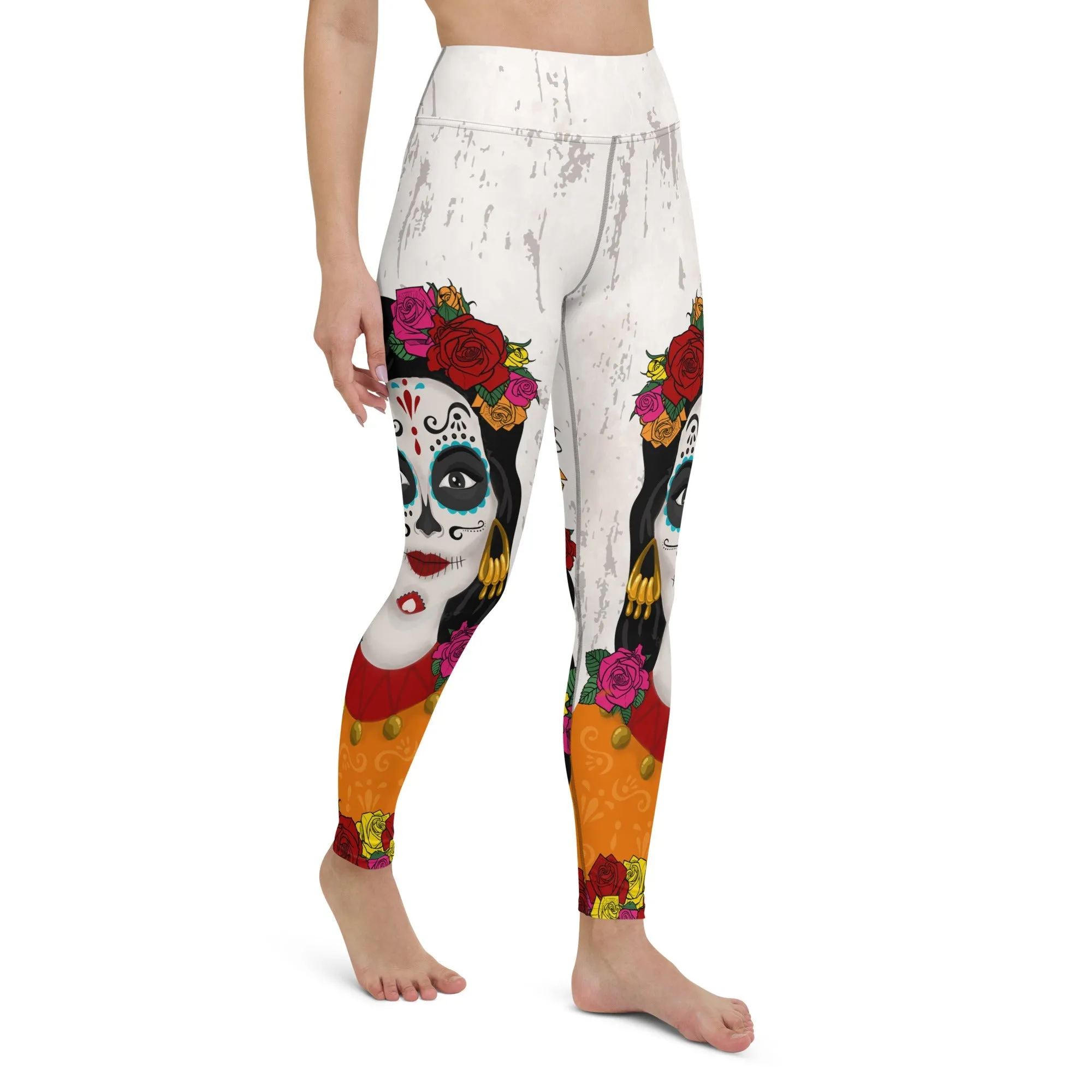 Day of the Dead Vibes Yoga Leggings
