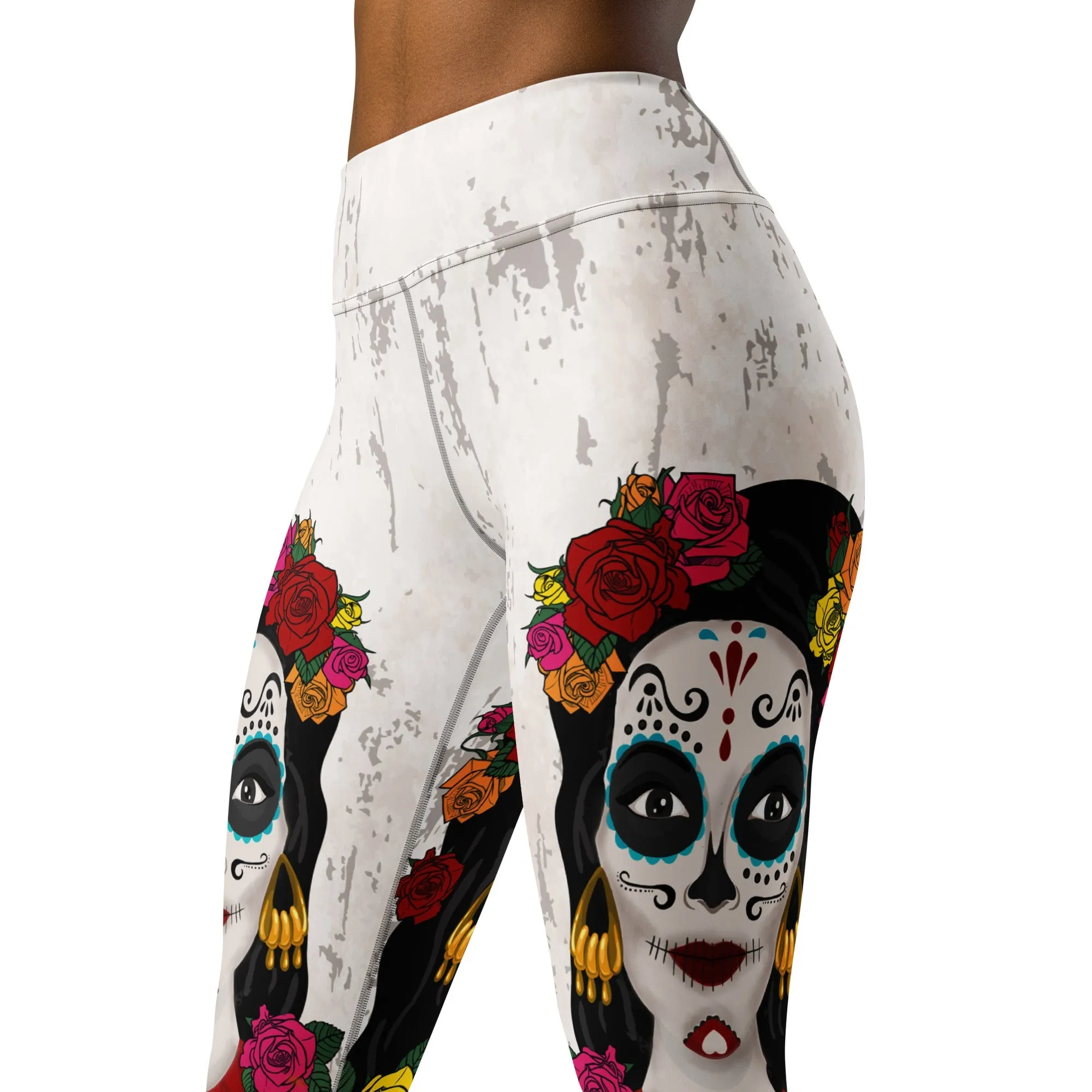 Day of the Dead Vibes Yoga Leggings