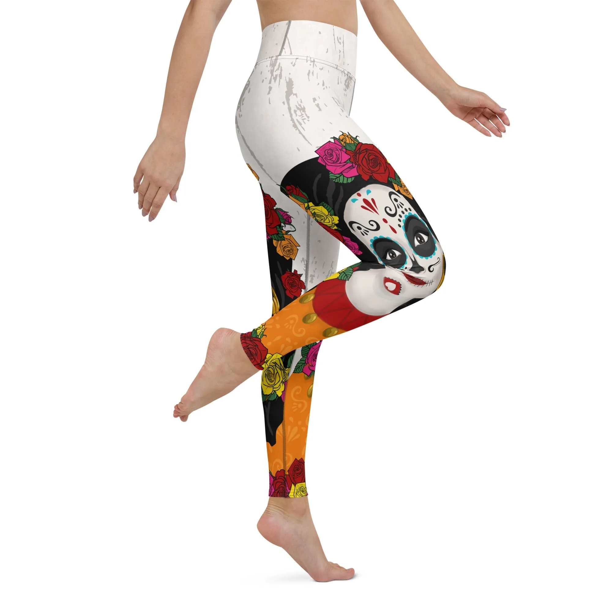 Day of the Dead Vibes Yoga Leggings