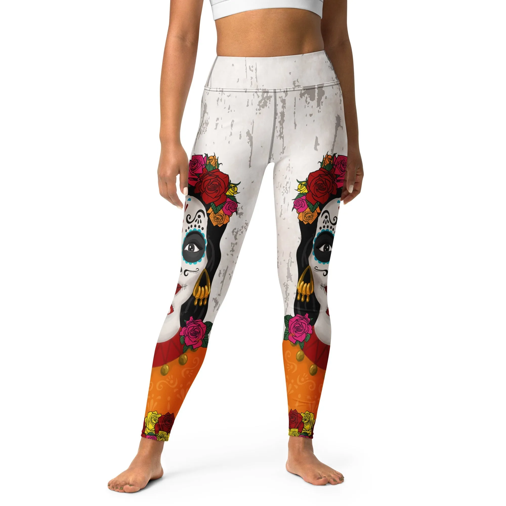 Day of the Dead Vibes Yoga Leggings