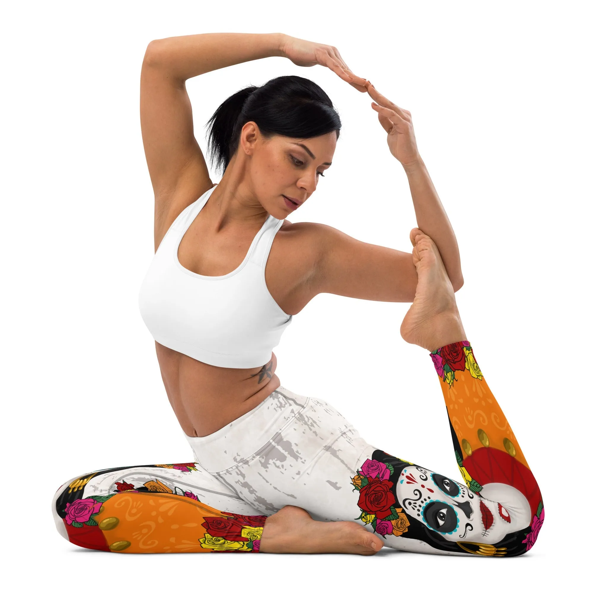Day of the Dead Vibes Yoga Leggings