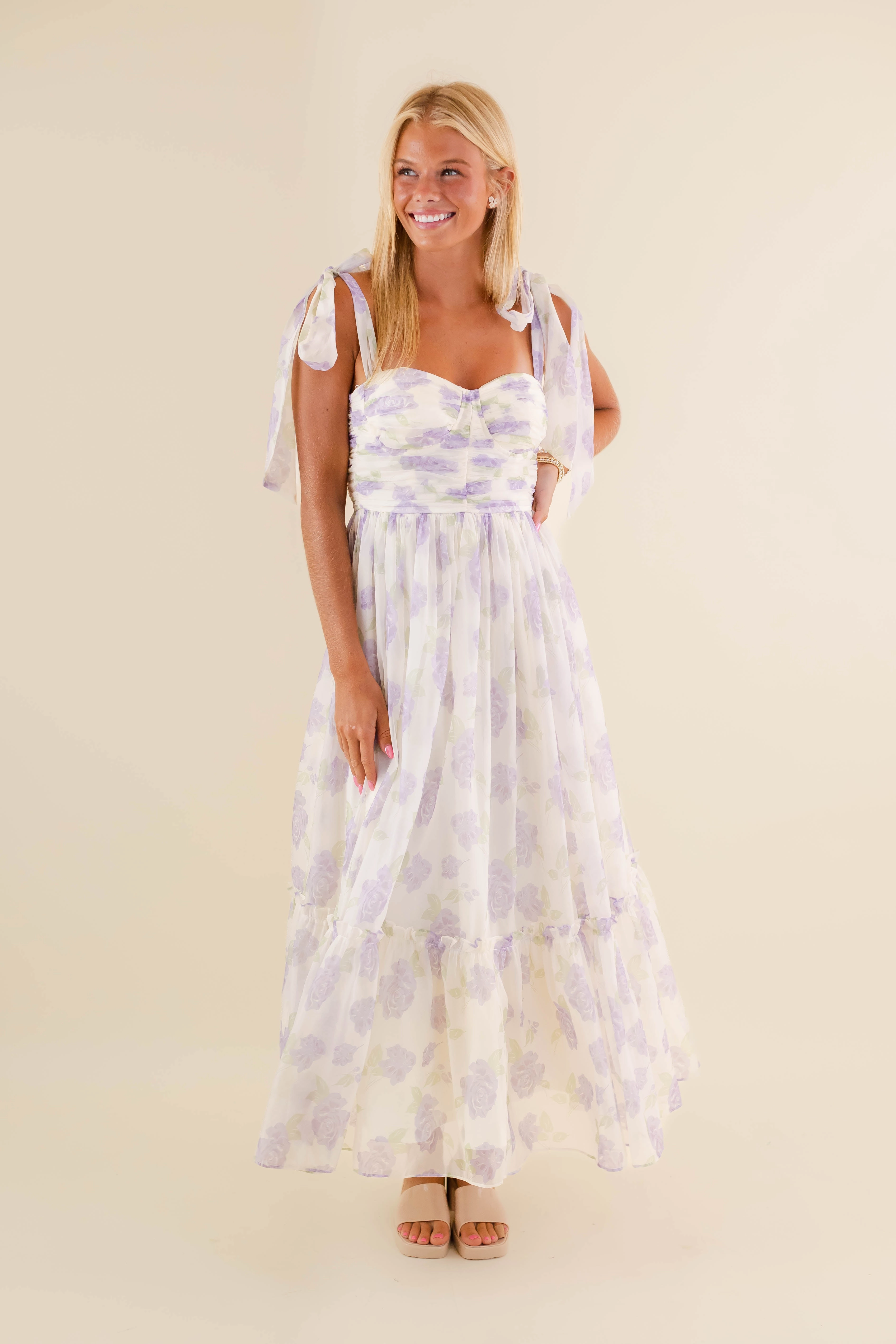 Waiting For My Chance Maxi Dress-Lilac Artistic Edge Urban Minimalism