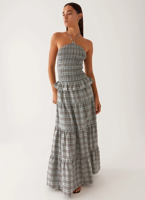 Smart Casual Picture This Maxi Dress - Check