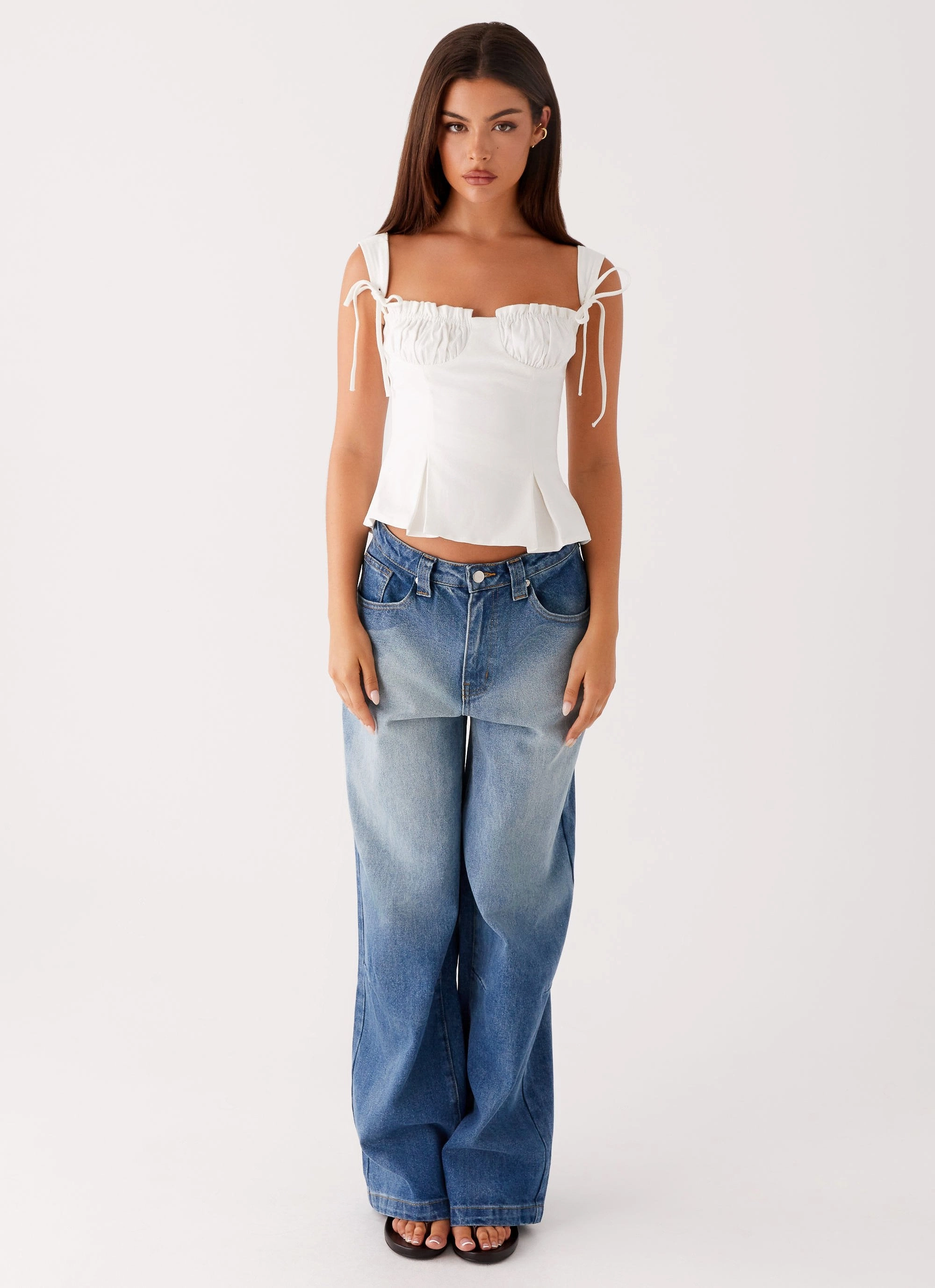 Daydreams Top - White Simple Dress