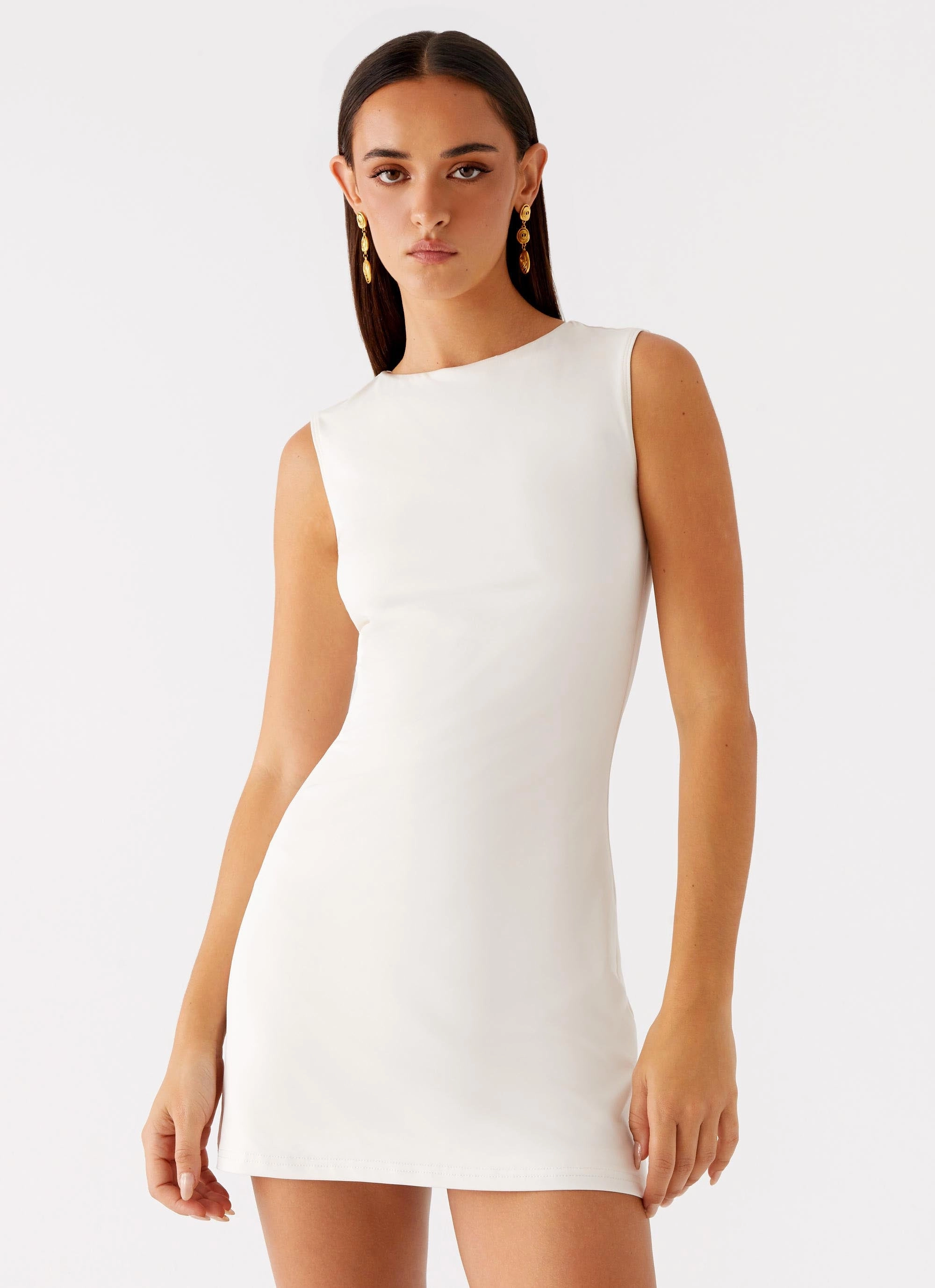Influencer-Approved Shai Pearl Mini Dress - Ivory