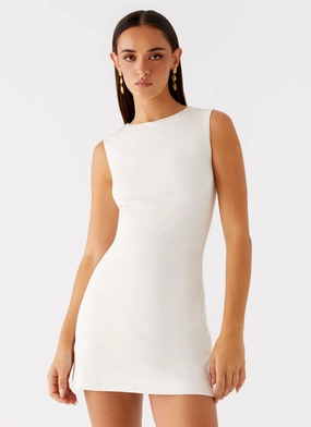 Influencer-Approved Shai Pearl Mini Dress - Ivory