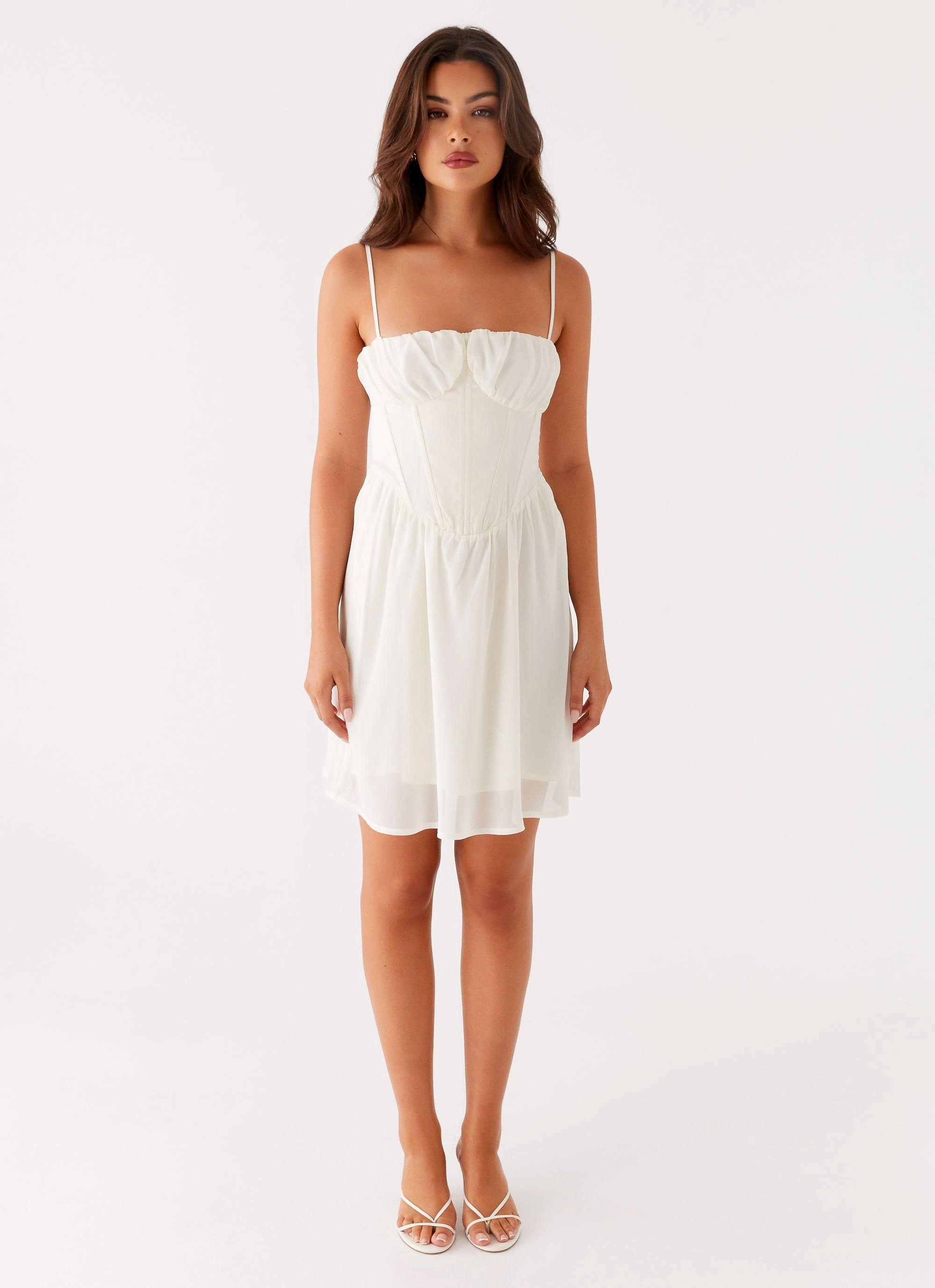 Smart Fashion Easy Comfort Look Harmony Mini Dress - Ivory