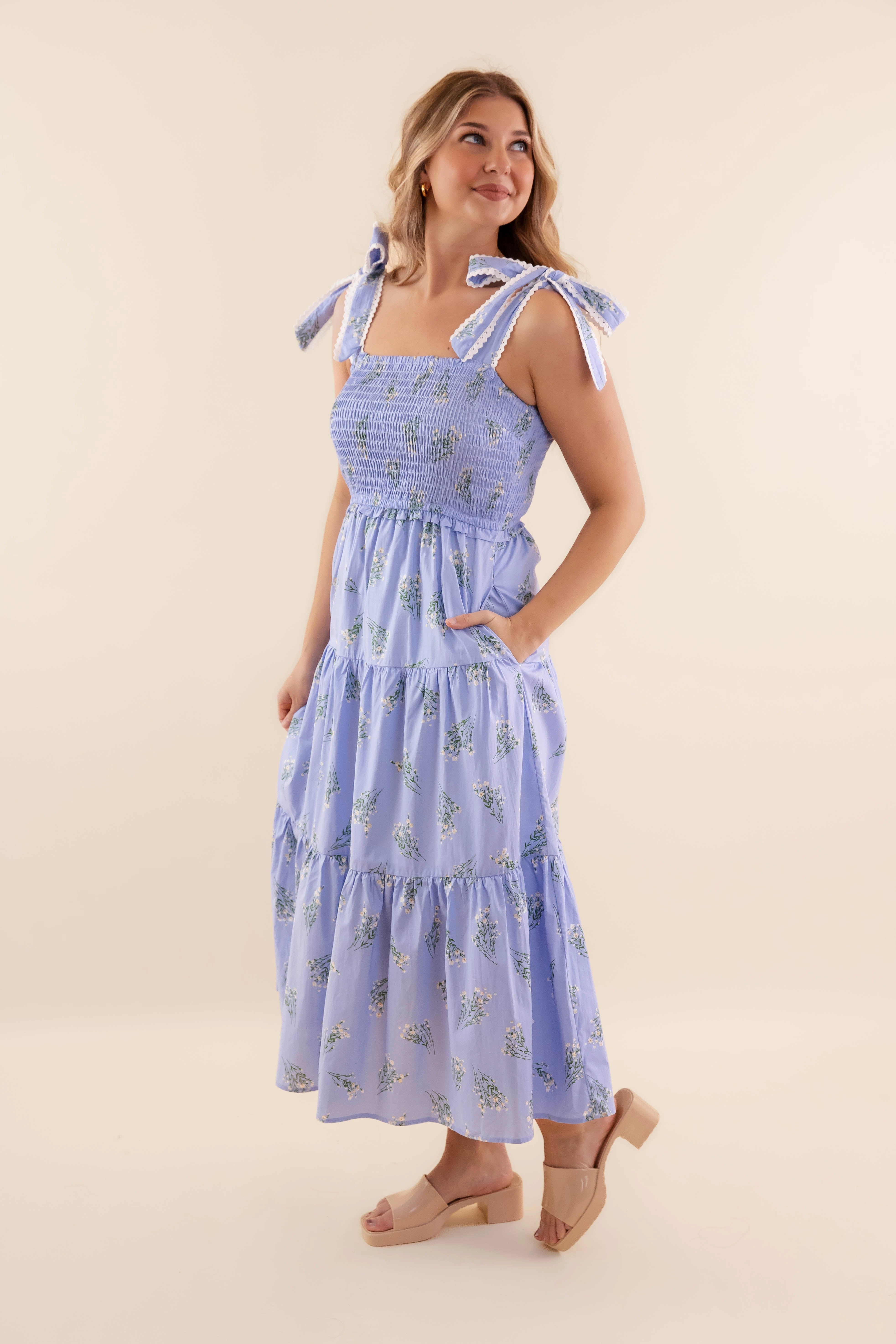 Feminine Charm Elegant Mood Dear Friend of Mine Midi Dress