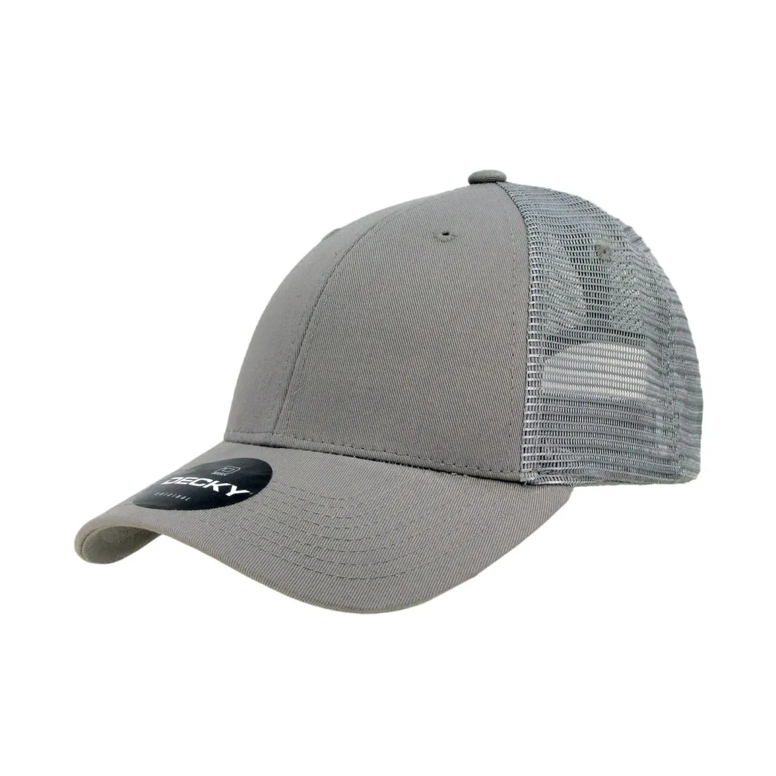 Decky 214 Low Profile Mesh Trucker Golf Hats 6 Panel Curved Bill Baseball Caps