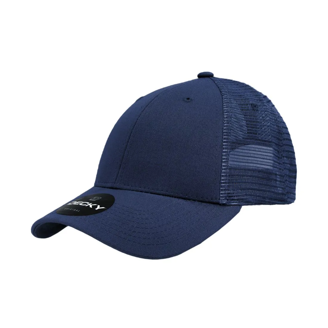 Decky 214 Low Profile Mesh Trucker Golf Hats 6 Panel Curved Bill Baseball Caps
