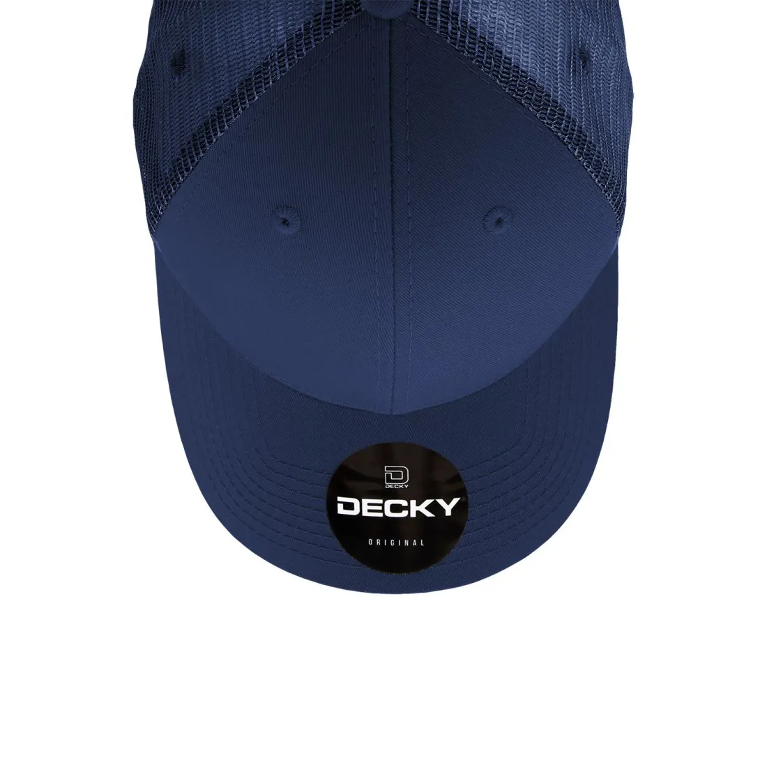 Decky 214 Low Profile Mesh Trucker Golf Hats 6 Panel Curved Bill Baseball Caps