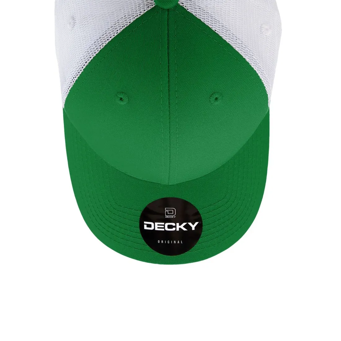 Decky 214 Low Profile Mesh Trucker Golf Hats 6 Panel Curved Bill Baseball Caps