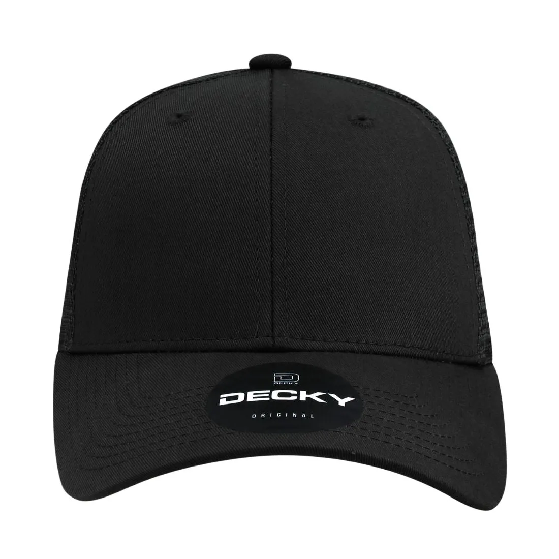 Decky 214 Low Profile Mesh Trucker Golf Hats 6 Panel Curved Bill Baseball Caps
