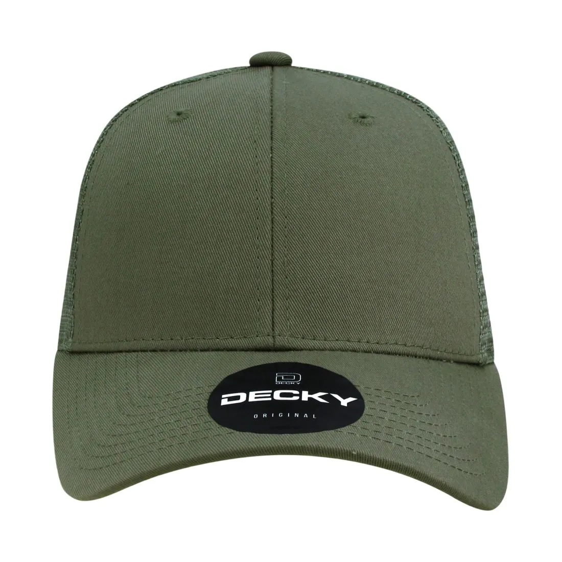 Decky 214 Low Profile Mesh Trucker Golf Hats 6 Panel Curved Bill Baseball Caps