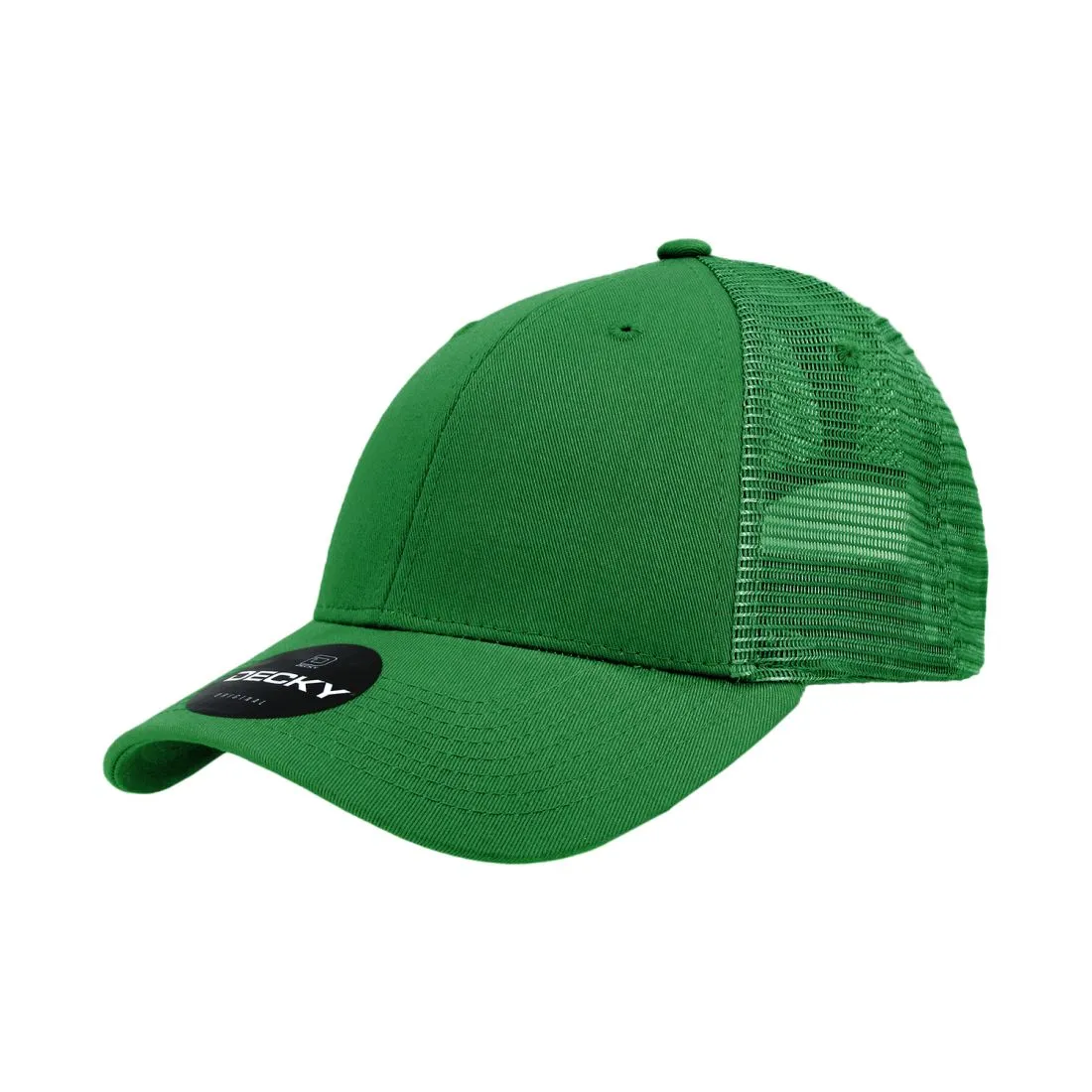 Decky 214 Low Profile Mesh Trucker Golf Hats 6 Panel Curved Bill Baseball Caps