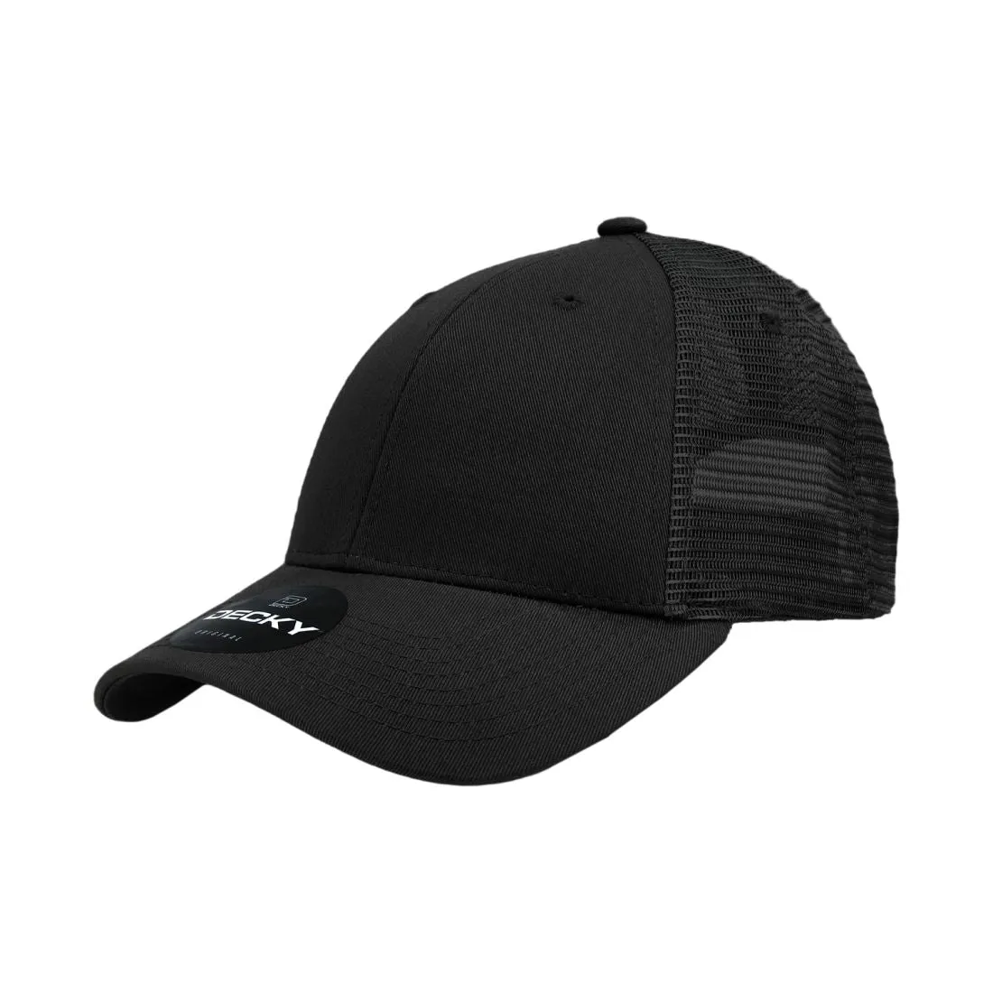 Decky 214 Low Profile Mesh Trucker Golf Hats 6 Panel Curved Bill Baseball Caps