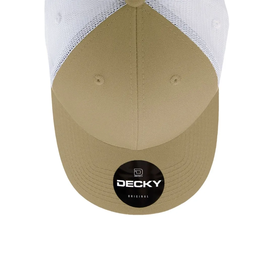 Decky 214 Low Profile Mesh Trucker Golf Hats 6 Panel Curved Bill Baseball Caps