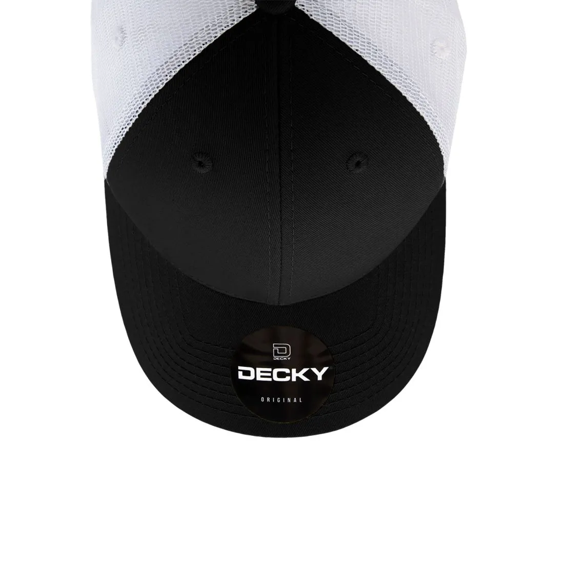 Decky 214 Low Profile Mesh Trucker Golf Hats 6 Panel Curved Bill Baseball Caps
