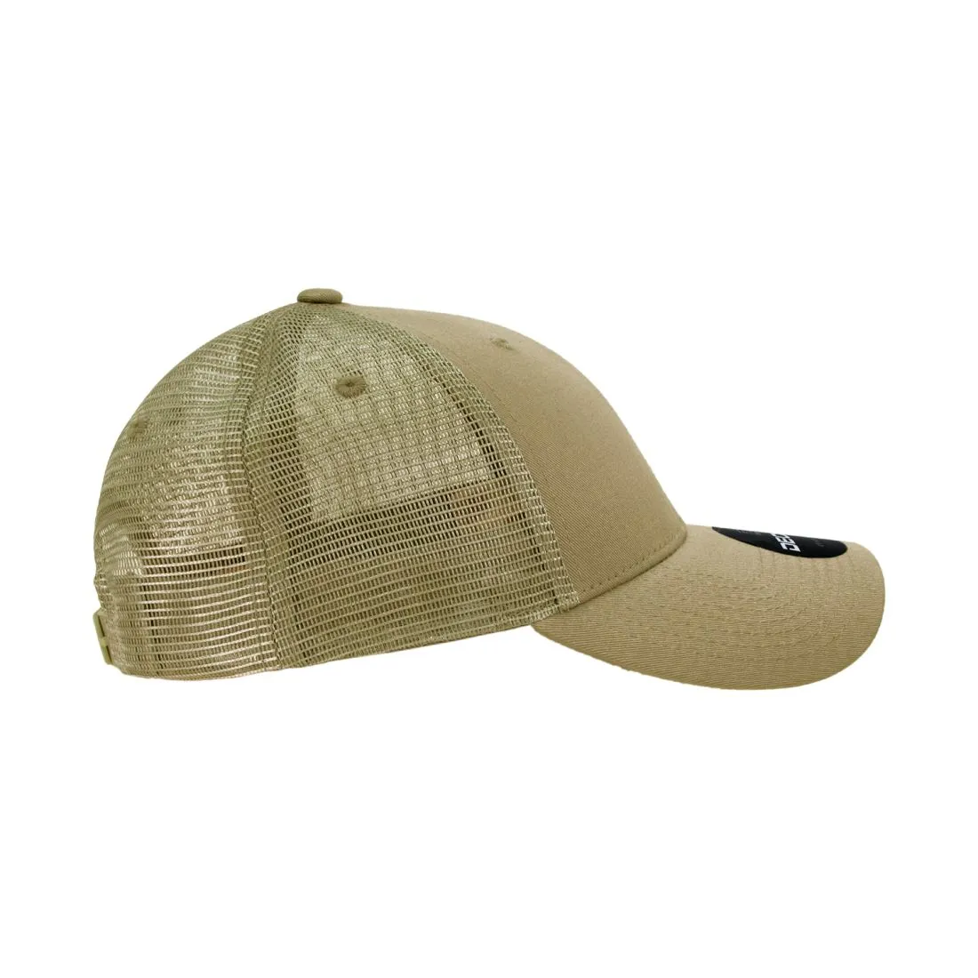 Decky 214 Low Profile Mesh Trucker Golf Hats 6 Panel Curved Bill Baseball Caps