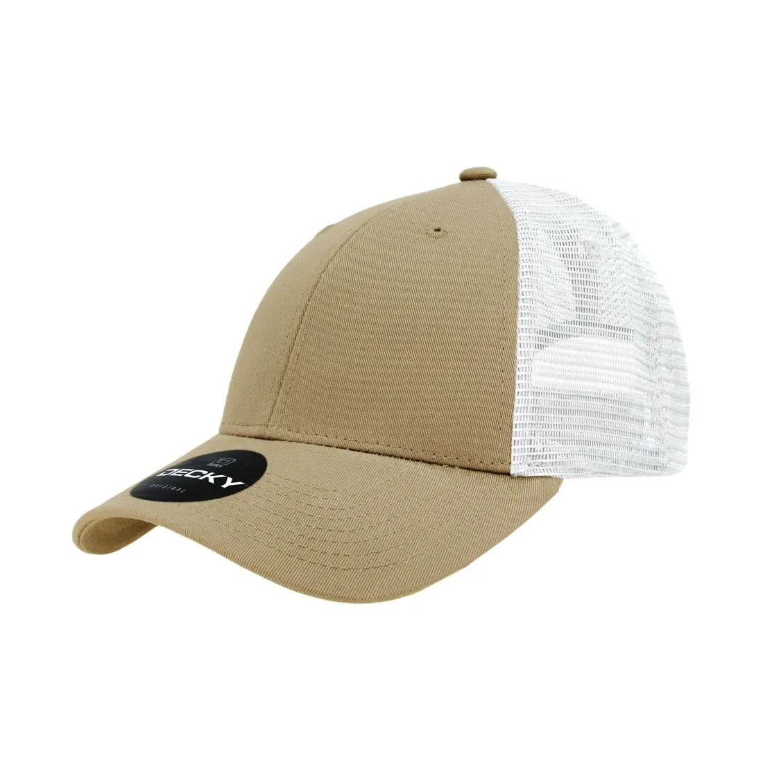Decky 214 Low Profile Mesh Trucker Golf Hats 6 Panel Curved Bill Baseball Caps