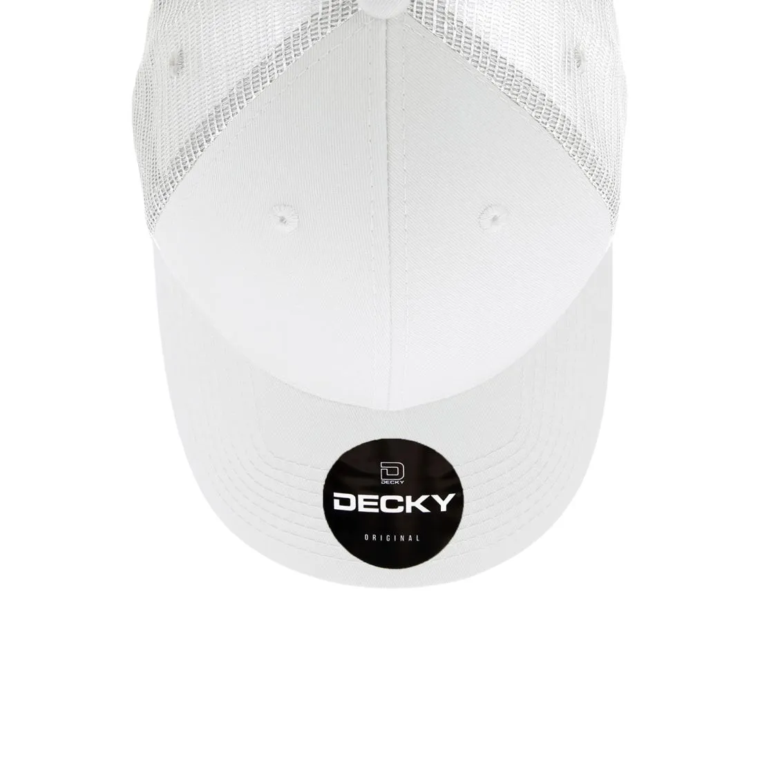 Decky 214 Low Profile Mesh Trucker Golf Hats 6 Panel Curved Bill Baseball Caps