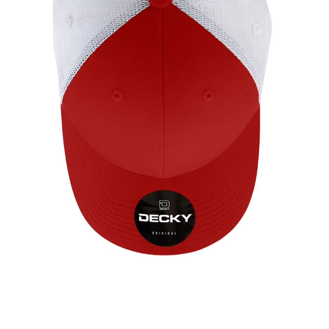 Decky 214 Low Profile Mesh Trucker Golf Hats 6 Panel Curved Bill Baseball Caps